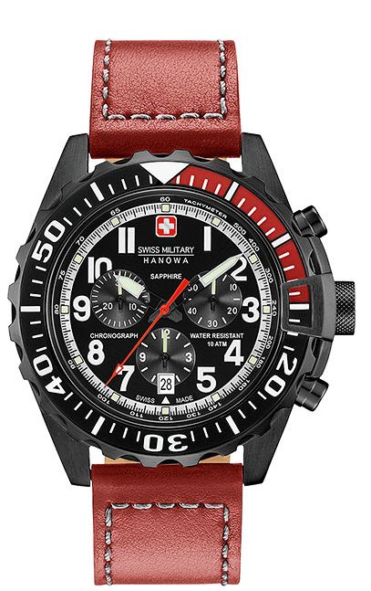 Ремень Swiss Military Hanowa STL 06-4304.13.007, из кожи телёнка, размер 22 мм