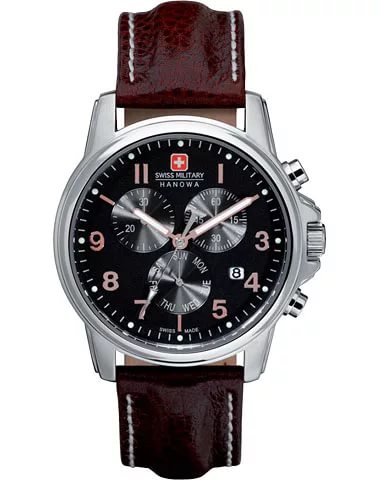 Ремешок из кожи теленка для часов Swiss Military Hanowa SWISS SOLDIER CHRONO коллекция Challenge Line