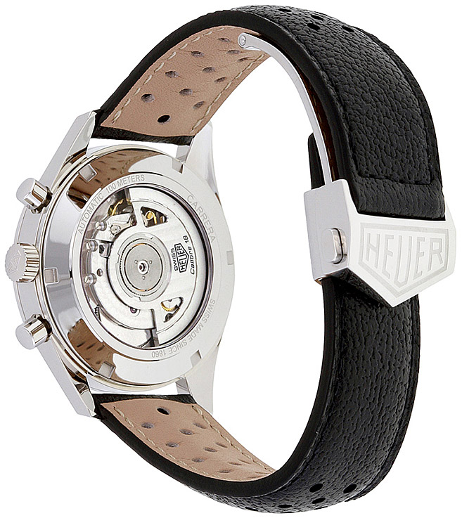 Ремень Tag Heuer FC6353, из кожи телёнка, черный