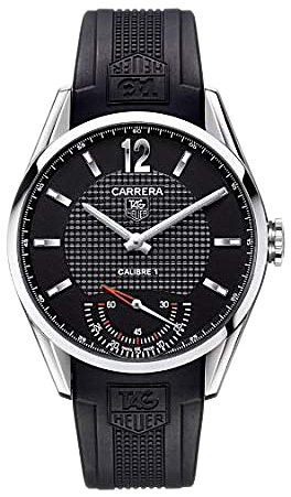 Ремешок из каучука, черный, без застежки для часов Tag Heuer Carrera