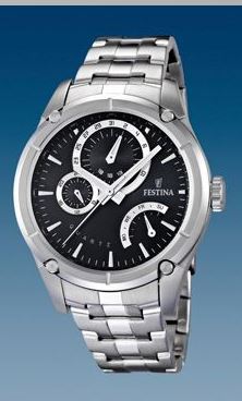 Браслет Festina BA03293, из стали, размер 21.8 мм