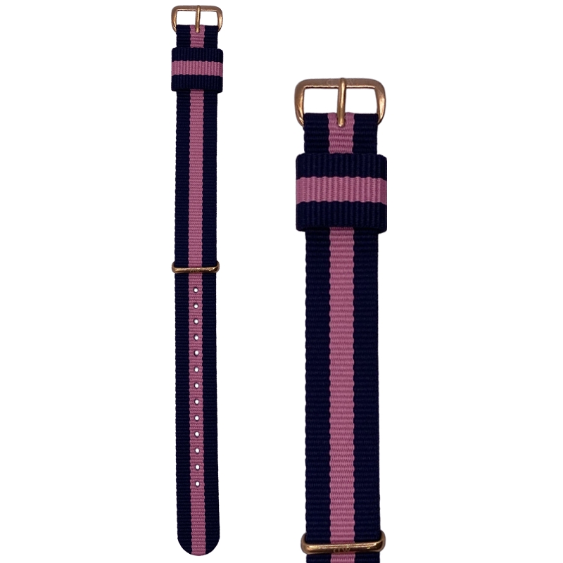 Ремень Daniel Wellington DW00200033, из нейлона, триколор, размер 18 мм