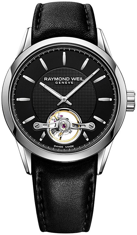 Оригинальный ремешок из кожи теленка, черный, 22мм, без застежки (SV2201-2780-R-8)