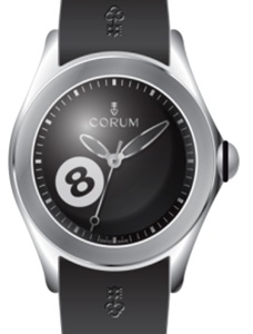 Ремешок для часов CORUM из каучука, черный, 24/20, 100/55, для bubble (0480/01258)