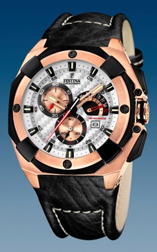 Ремешок для часов FESTINA оригинал из кожи теленка черный 21 мм для часов FESTINA CAB CRONO SAHARA (F16357/1)