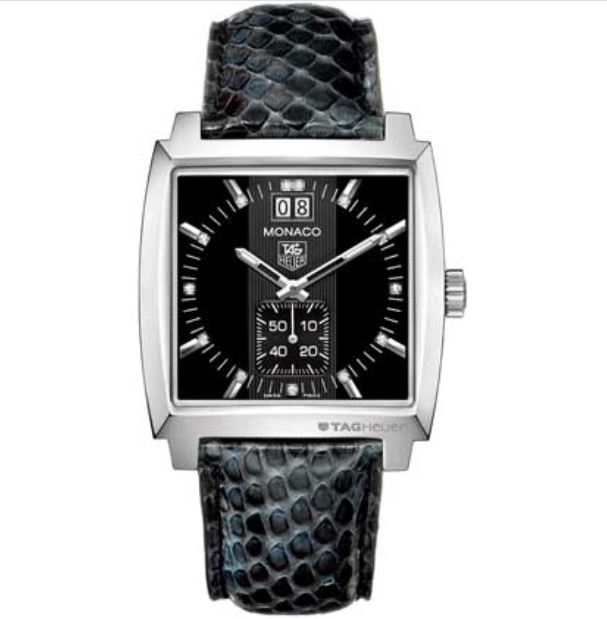 Ремень Tag Heuer FX6216, из кожи, черный