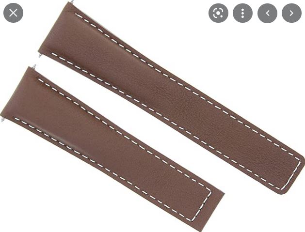 Ремень Tag Heuer FC6234, из кожи телёнка и ткани, коричневый