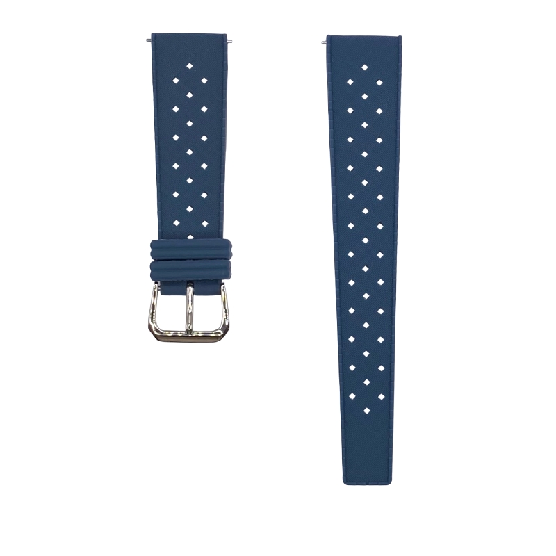 Ремень Joseph Bonnie B-TROPIC-BLUE-20, из силикона, синий, размер 20 мм