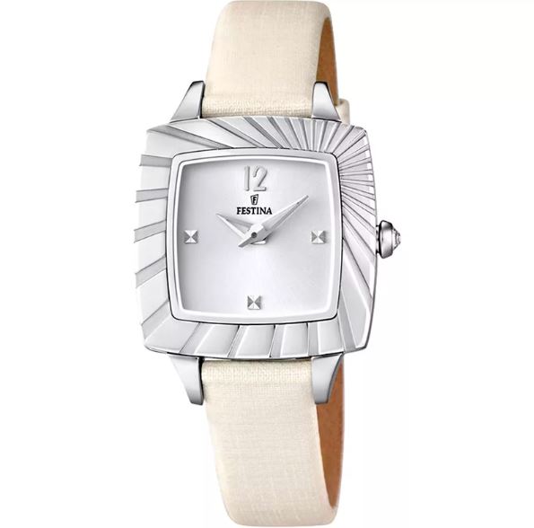 Ремень Festina BC08187, из сатина, бежевый
