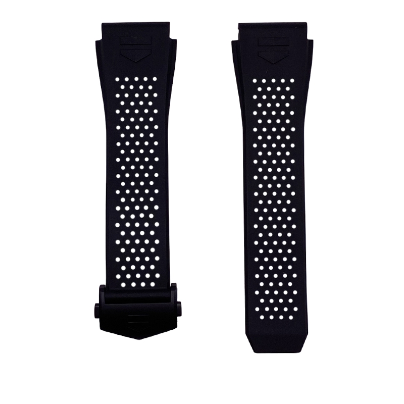 Ремень Tag Heuer BT6221, из каучука, черный