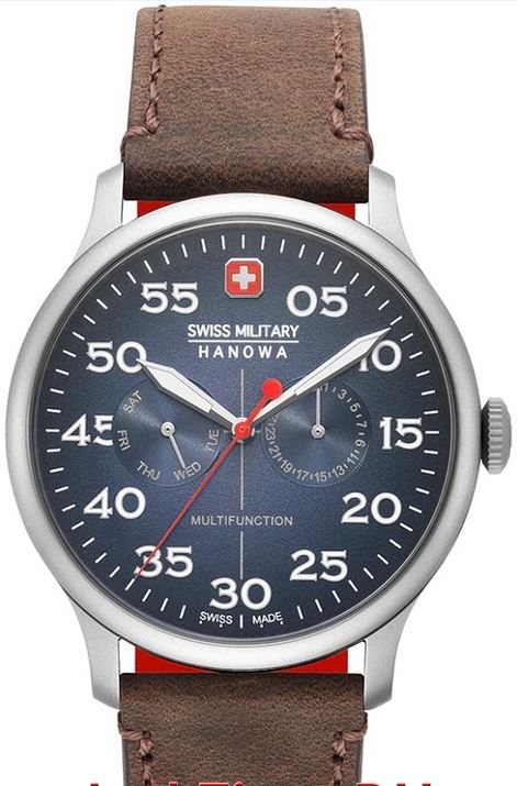 Ремень Swiss Military Hanowa STL 06-4335.04.003, из кожи телёнка, размер 22 мм