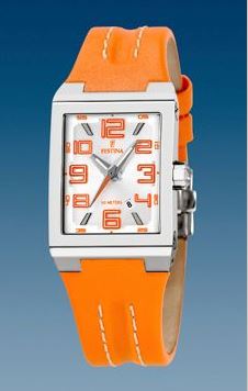 Ремешок из кожи теленка оранжевый 13 мм для часов FESTINA NUMERO 9 (F16187/7)
