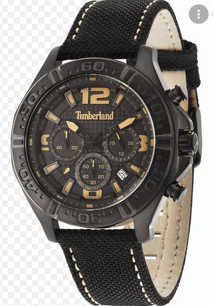 Ремень Timberland 03-14655JSB/61, из нейлона, черный, размер 22/20 мм