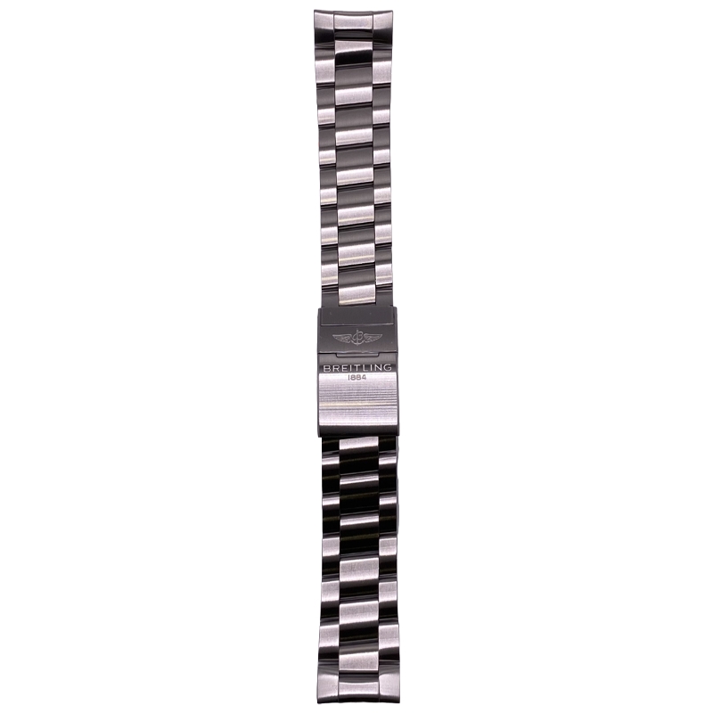 Браслет Breitling 206A, из сатинированной стали, стальной, размер 22 мм