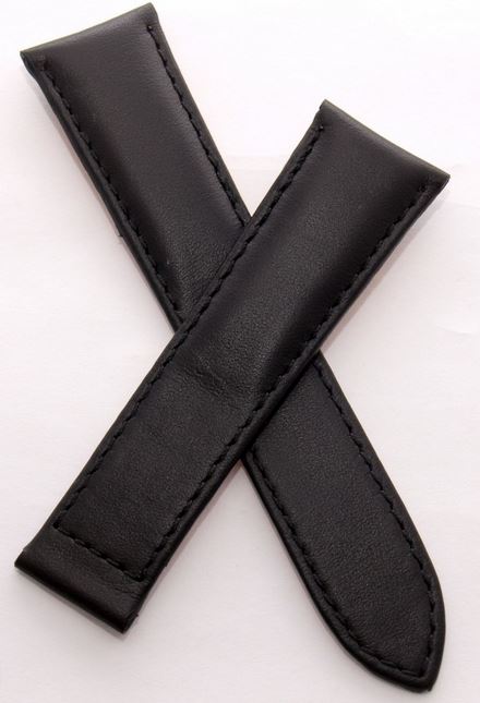 Ремень Raymond Weil SA2201-BDB-R8, из кожи телёнка, черный, под клипсу, размер 22 мм