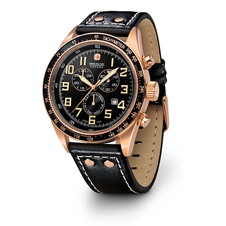 Ремень Swiss Military Hanowa Strap-SM11886XSRBK.H02, из кожи телёнка, черный