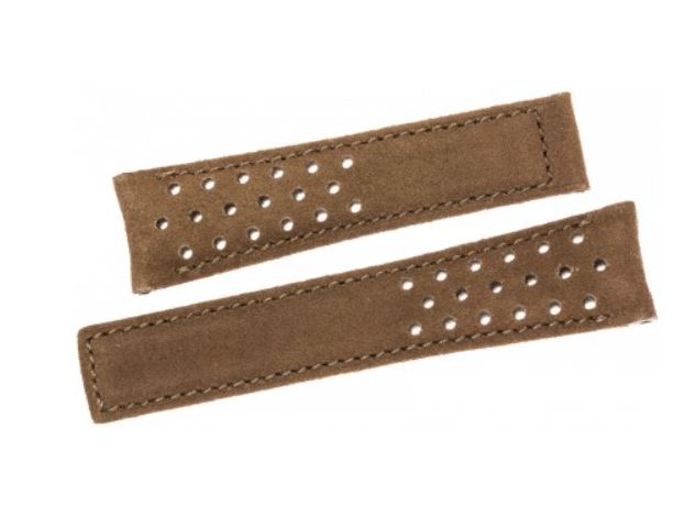 Ремень Tag Heuer FC6321, из кожи телёнка, коричневый