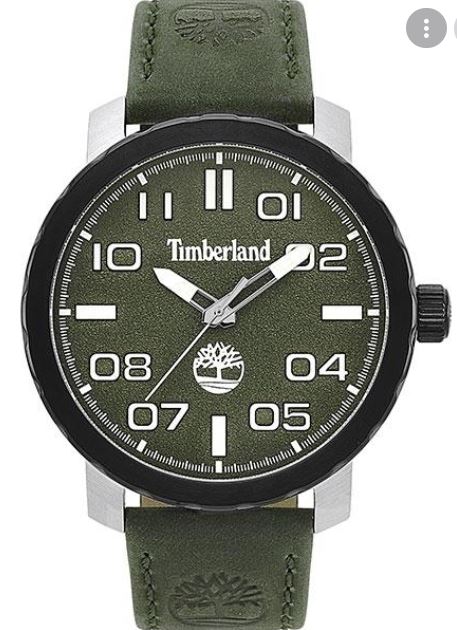 Ремень Timberland 03-15377JSTB/19, из кожи телёнка, зеленый, размер 24 мм