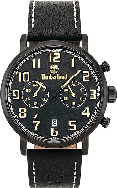 Ремень Timberland 03-15405JSQU/02, из кожи телёнка, черный