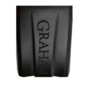 Ремень Graham BRAK10B, из каучука, черный, размер 24/20 мм