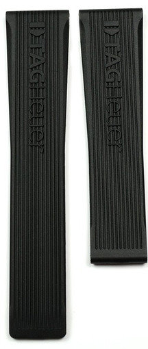 Ремень Tag Heuer FT6026, из каучука, черный