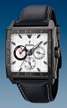 Ремень Festina BC07580, из кожи телёнка, черный, размер 29 мм