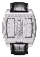 Ремень Corum 0480/00488, из кожи аллигатора, черный, размер 20/18 мм
