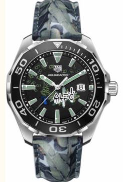 Ремень Tag Heuer FC6427, из кожи телёнка, принт джунгли