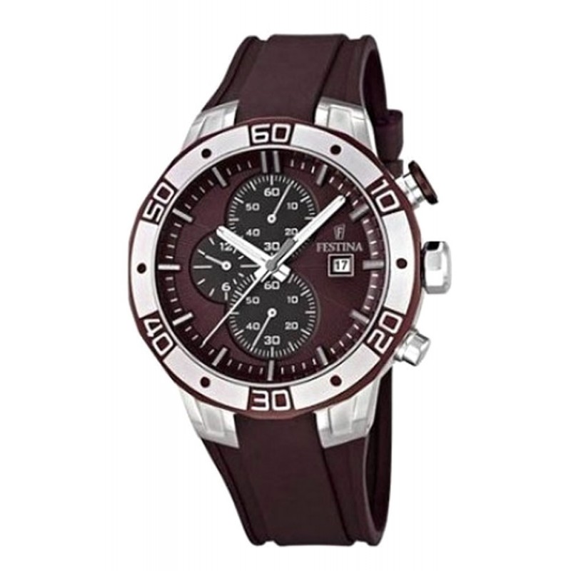 Ремешок из каучука коричневый 12.50 мм для часов FESTINA SPORT 2015 (F16667/3)