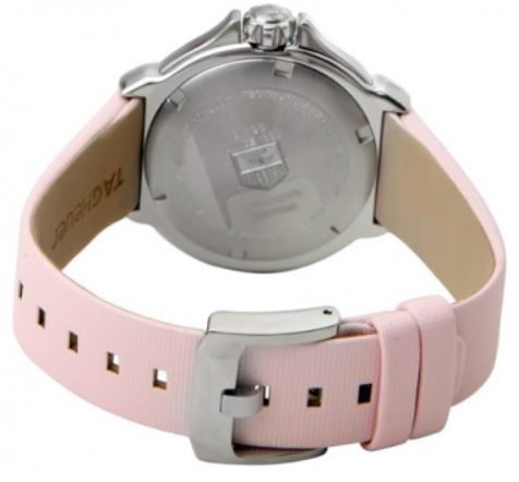 Ремень Tag Heuer BC0845, из стали, розовый
