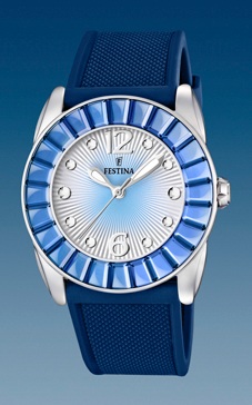 Ремешок из каучука темно-синий 24 мм для часов FESTINA DREAM (F16540/5)