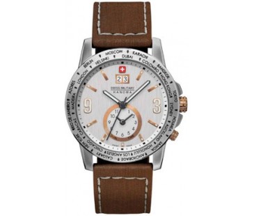 Ремень Swiss Military Hanowa Strap-SM12028XSRTBR.H04S, из кожи телёнка, коричневый
