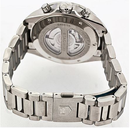 Браслет Tag Heuer BA0902, из сатинированной и полированной стали, стальной