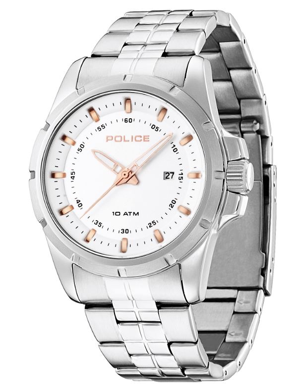Браслет Police 04-PL.13828JS/01MA, из стали, стальной, размер