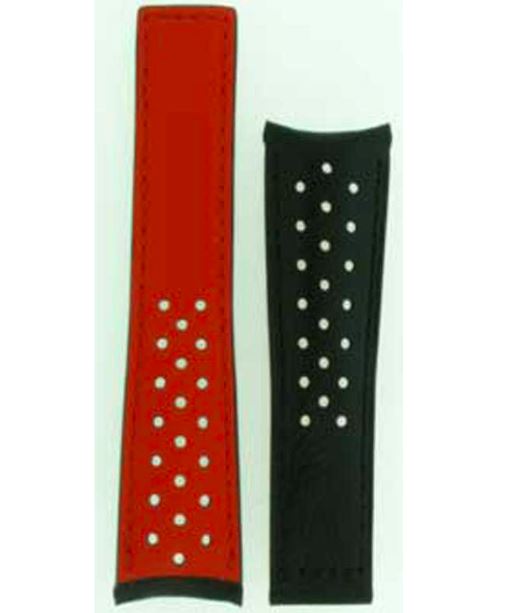 Ремень Tag Heuer FC6337, из кожи телёнка, черный