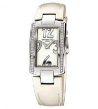 Ремень Raymond Weil SH1608-1500-RXS, из кожи телёнка и сатина, бежевый, размер