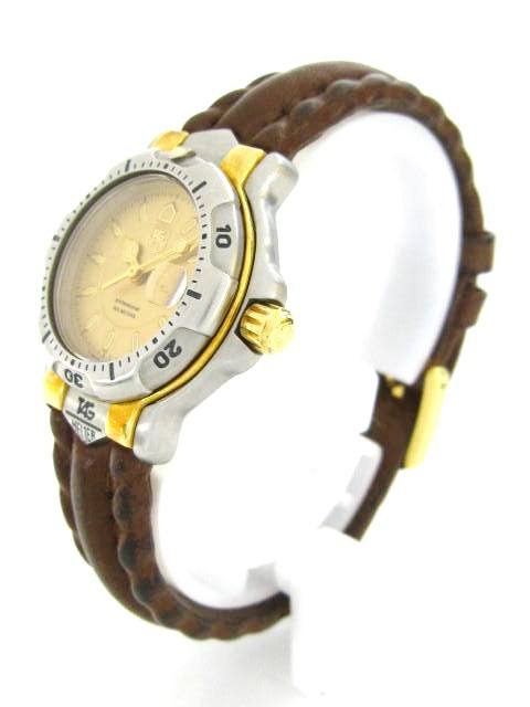 Ремень Tag Heuer BC0680, из кожи телёнка, светло-коричневый, размер 12 мм