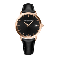 Ремень Raymond Weil SH1601-5388R-C-2, из кожи телёнка и ткани, черный, размер 16 мм