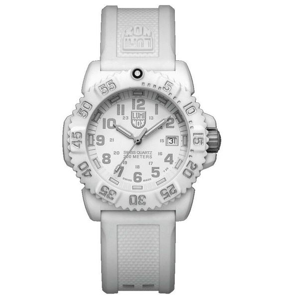 Ремень Luminox FP7050.10Q, из силикона, белый, размер 20 мм