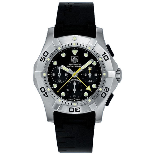 Ремень Tag Heuer BT0701, из каучука, черный