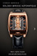 Ремень Corum 0480/00569, из кожи аллигатора, коричневый, размер 20/18 мм