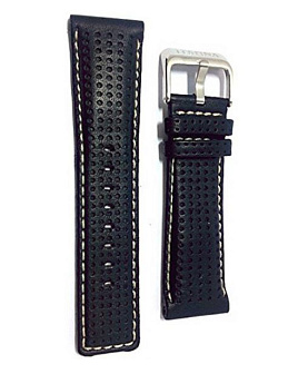 Ремень Festina BC06540, из кожи телёнка, черный, размер 26 мм