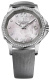 Ремень Corum 0480/00484, из кожи телёнка и сатина, серый, размер 19/15 мм