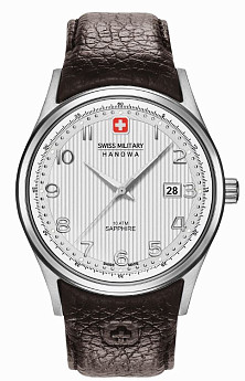 Ремень Swiss Military Hanowa STL 06-4286.04.001, из кожи телёнка без застежки