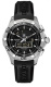 Ремень Tag Heuer BT0712, из каучука, черный, размер 21мм