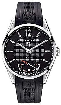 Ремешок из каучука, черный, без застежки для часов Tag Heuer Carrera