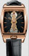 Ремень Corum 0480/00558, из кожи аллигатора, черный, размер