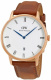 Ремень Daniel Wellington DW00200131, из кожи телёнка, коричневый, размер 19 мм