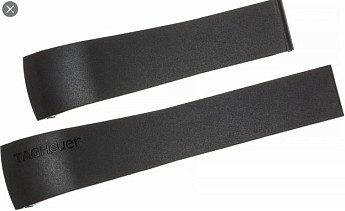 Ремень Tag Heuer FT6005, из каучука, черный