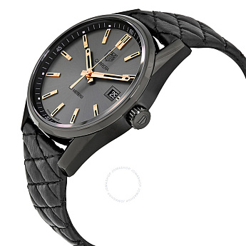 Ремень Tag Heuer FC6392, из кожи телёнка, черный